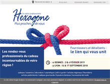 Tablet Screenshot of hexagone.fr